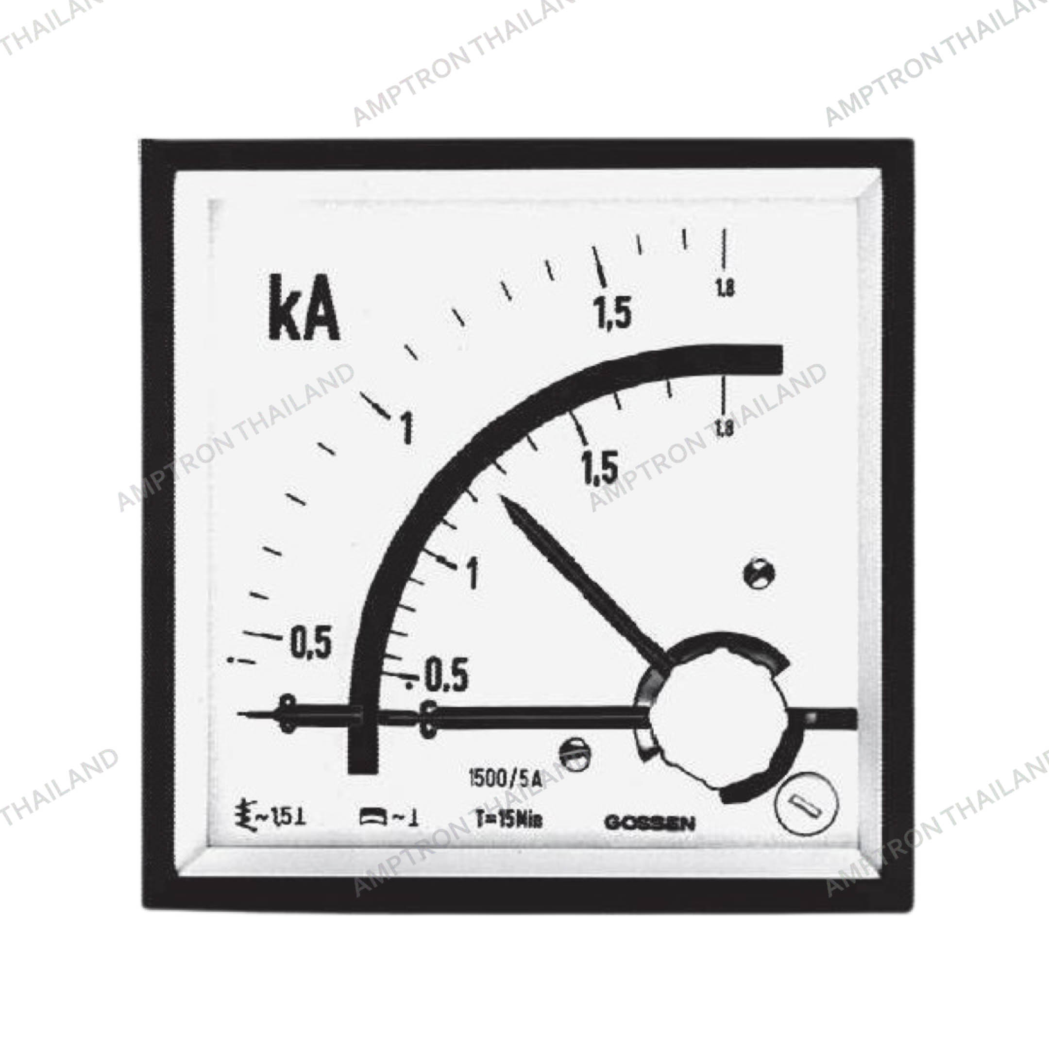 Moving-Iron Bimetal Ammeters for alternating Current (V-MAQS/AMQS144)