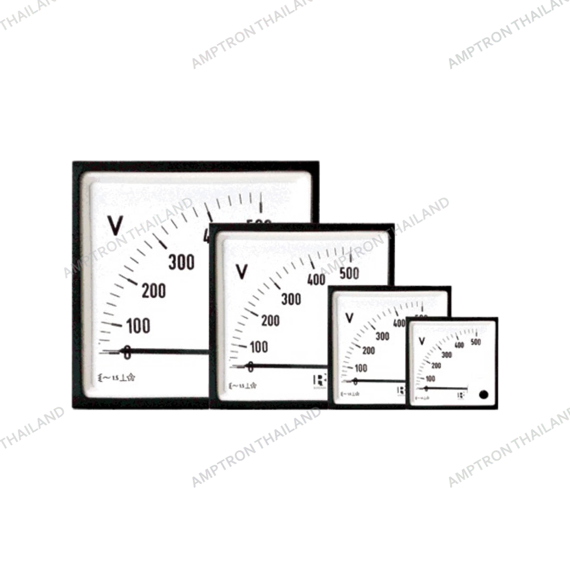 Moving Coil meter DC ammeters and voltmeters 90deg(DS)