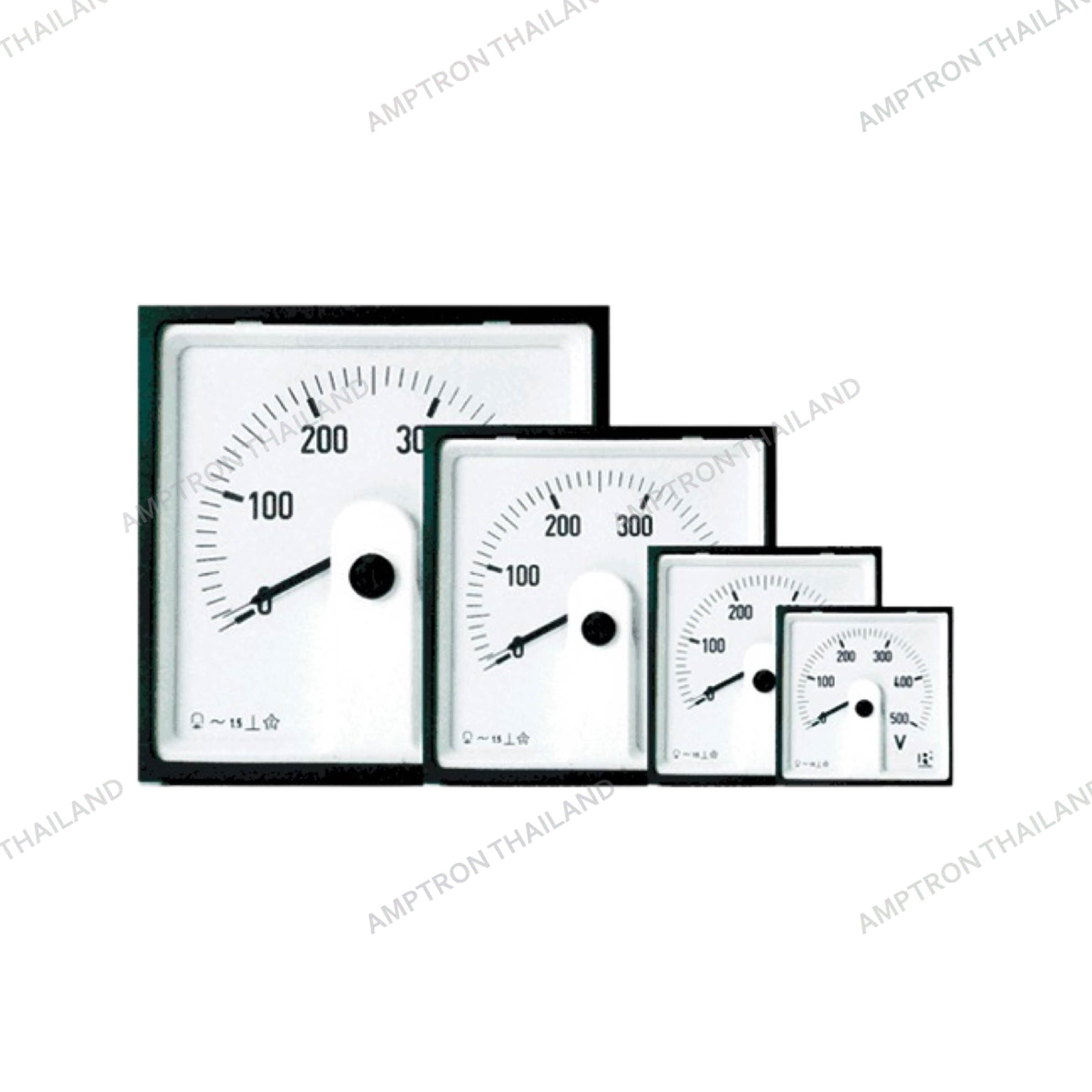 Moving Coil meter AC ammeters and voltmeters with rectifier 240deg (DGL)