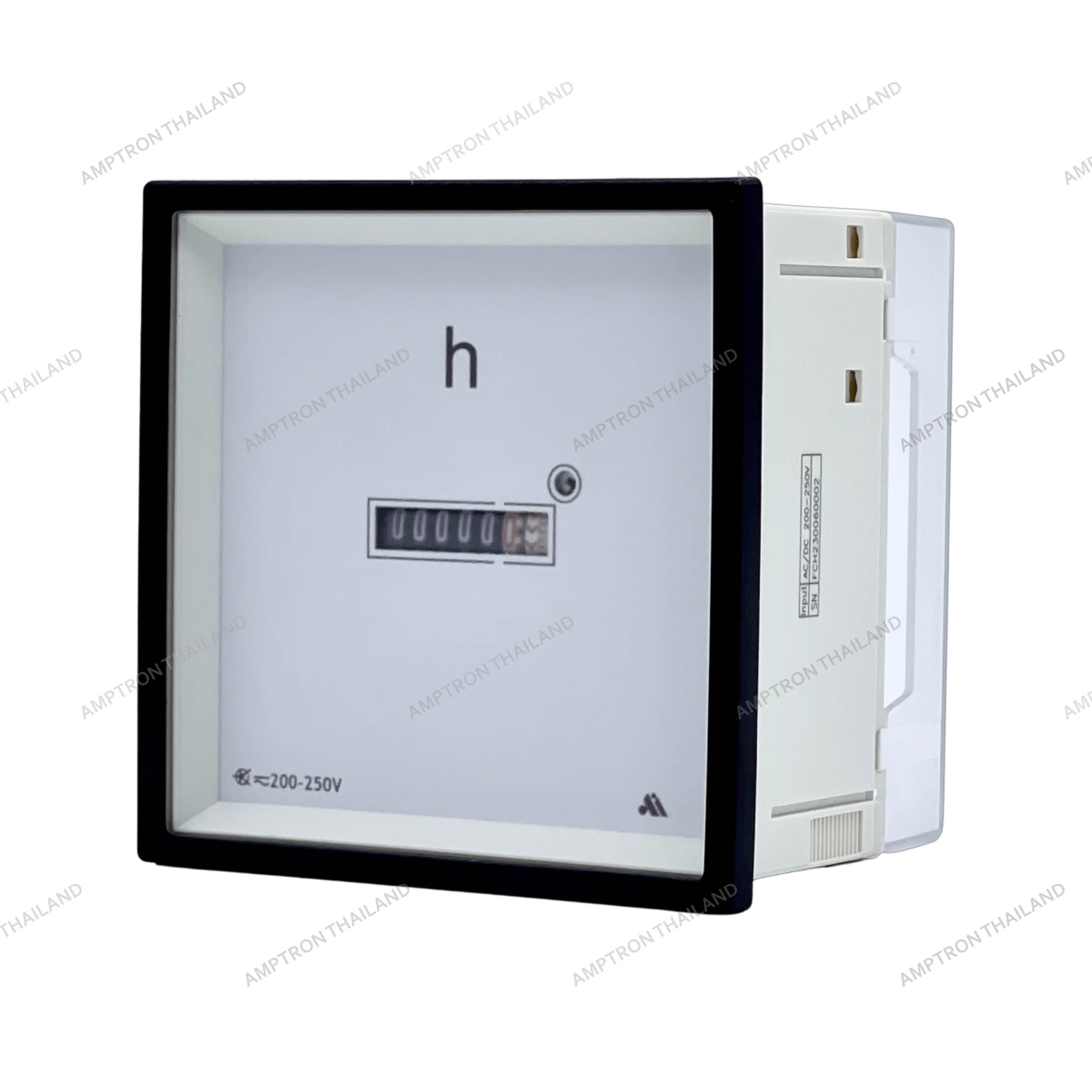 Hour run or Elapsed time Meter Din panel, Analog Meter